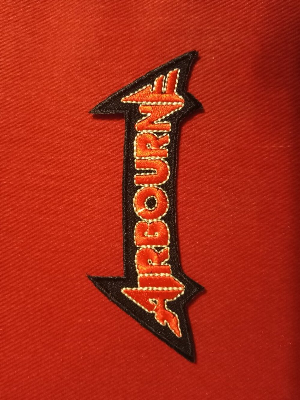 Airbourne Embroidered Iron on Patch applique
